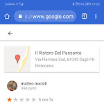 Photo n°1 de l'avis de matteo.a fait le 26/02/2019 à 10:35 sur le  Al Passante à Cagli