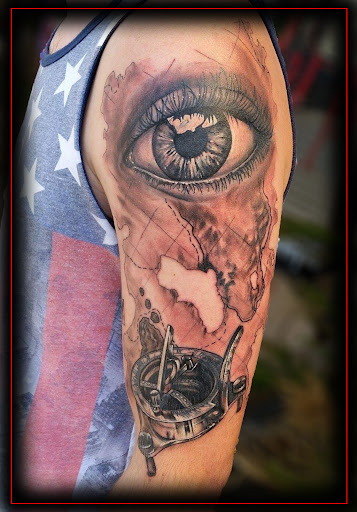 Explore donut tattoo ideas, creative tattoo ideas in Fremont, available at Eternal Tattoo And Body Piercing