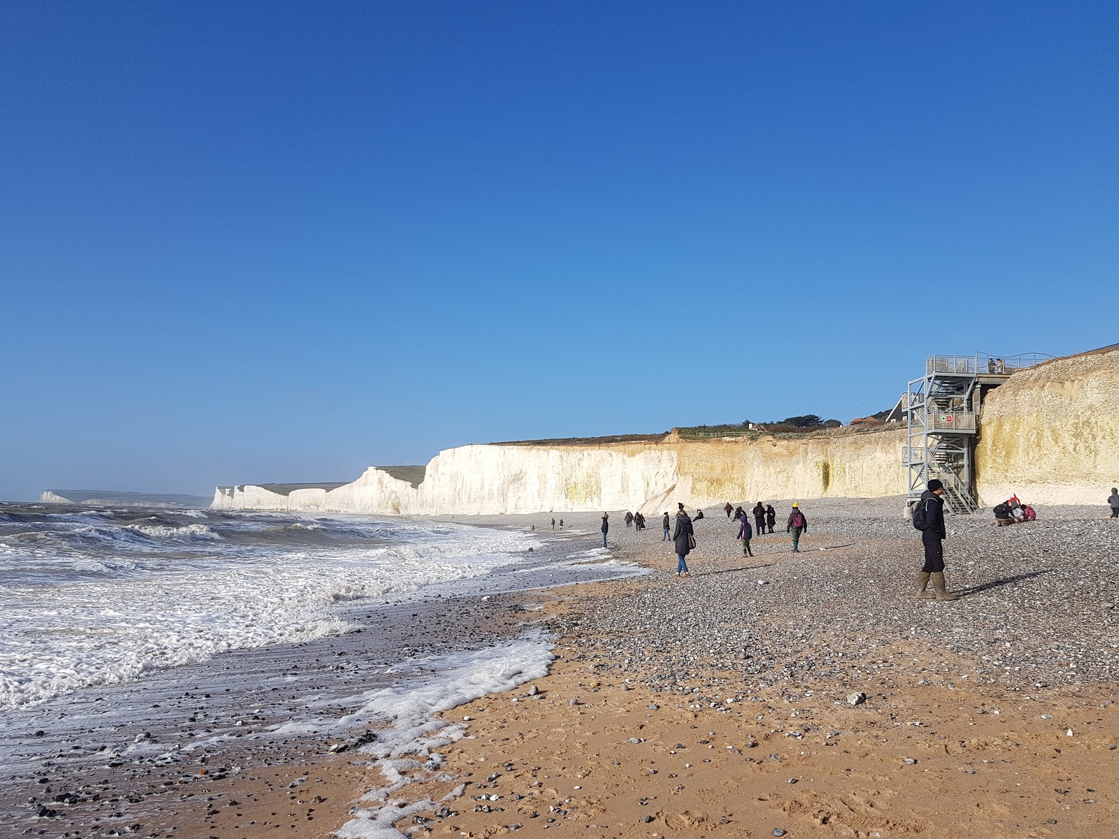 Foto af Birling Gap Beach - populært sted blandt afslapningskendere