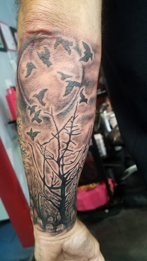 Find goat tattoo ideas for your next unique tattoo in Yorktown at Army Navy Tattoo