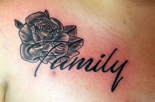 Explore chest tattoo ideas, creative tattoo ideas in Meridian, available at SK-Tattoo1