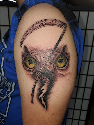 Explore warrior tattoo ideas for guys, creative tattoo ideas in San Jose, available at The Holy Scythe Tattoo