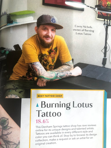 Tattoo Shop «Burning Lotus Tattoo», reviews and photos, 34662 LA-16 A, Denham Springs, LA 70706, USA