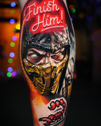 Explore astronomical tattoo ideas, creative tattoo ideas in Colorado Springs, available at West Side Tattoo