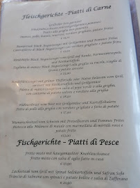 Carte du Pizzeria Tempele à Prato alla Drava