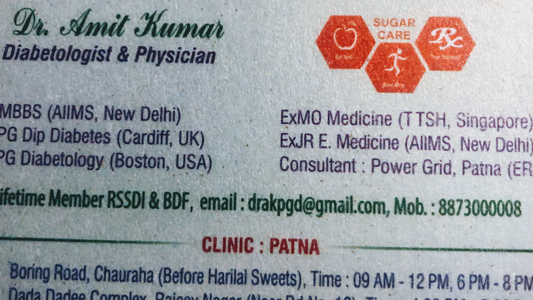 Dr. Amit Kumar MBBS AIIMS Delhi PG Diabetes UK