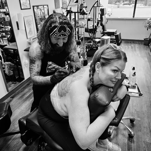 Explore aunty tattoo ideas, creative tattoo ideas in Traverse City, available at Pinups & Needles