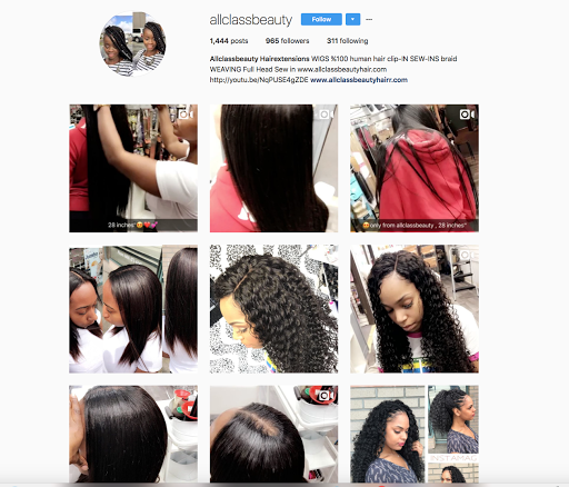 All Class Beauty HAIR EXTENSIONS ( Black Beauty Supplies ) & (HAIR SALON)