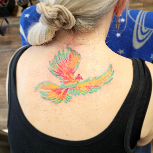 Explore tattoo ideas flames, creative tattoo ideas in Traverse City, available at Pinups & Needles