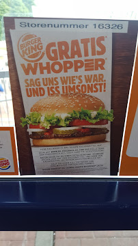 Restauration rapide Burger King Wangen à Wangen im Allgäu (la carte)