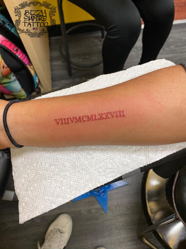 Explore pen tattoo ideas, creative tattoo ideas in West Babylon, available at Bizzy Empire Tattoo