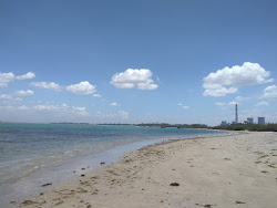 Foto von Thoothukudi Harbor Beach mit lange, gerade küste