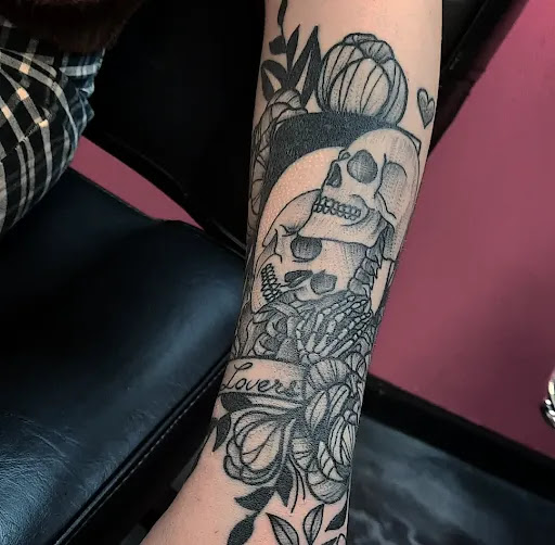 Explore billiards tattoo ideas, creative tattoo ideas in Lenoir City, available at Stained Inc. Tattoo and Piercing