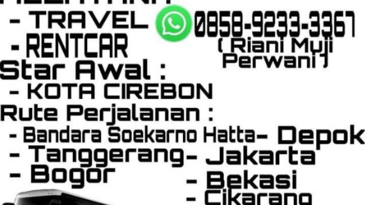 Gambar Travel Cirebon-jakarta-depok-bogor-bekasi-cikarang-cikampek-karawang-tanggerang-soekarno Hatta