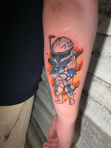 Explore traditional neck tattoo ideas, creative tattoo ideas in Modesto, available at Dying Art Tattoo