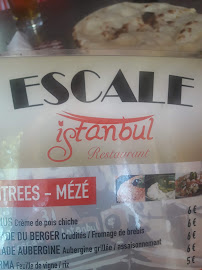 Escale Istanbul à Cornebarrieu menu