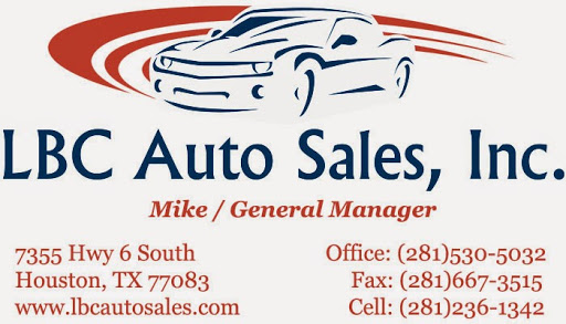 Used Car Dealer «LBC Auto Sales, Inc.», reviews and photos, 7355 S Texas 6, Houston, TX 77083, USA