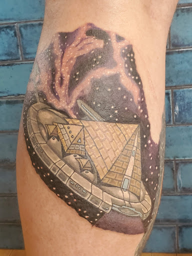 Explore demon slayer sword tattoo ideas, creative tattoo ideas in South Haven, available at Sirens Rose