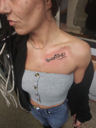 Explore letter e tattoo ideas, creative tattoo ideas in Rockford, available at House Of Pain Tattoo co.