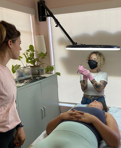 Explore small hip tattoo ideas, creative tattoo ideas in San Diego, available at Honey Natural Cosmetic Tattooing & Training