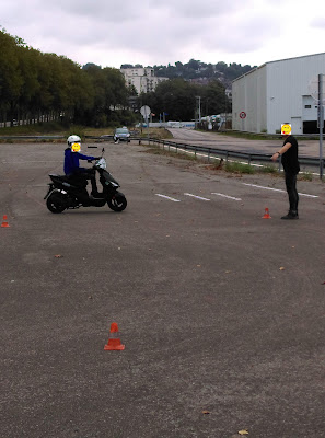 Piste moto Auto-école de la gare à Rouen