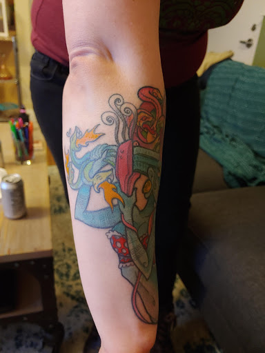 Explore grateful dead tattoo ideas, creative tattoo ideas in Seattle, available at Slave to the Needle Tattoo & Body Piercing