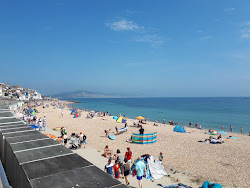 Lyme regis beach'in fotoğrafı geniş ile birlikte