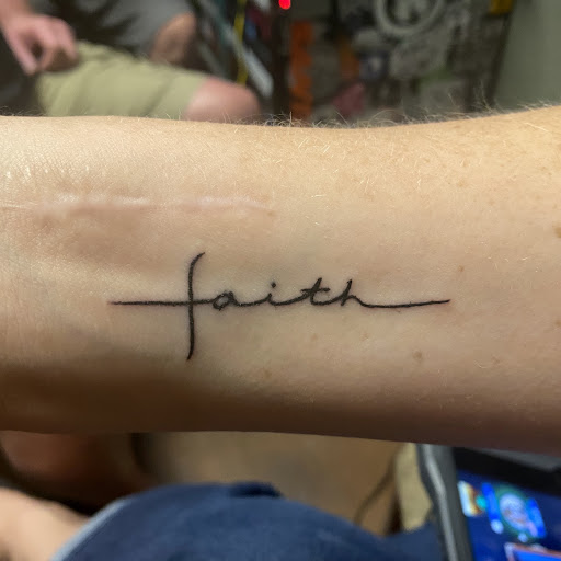 Explore cover up tattoos ideas forearm, creative tattoo ideas in Durango, available at Headhunter Tattoo