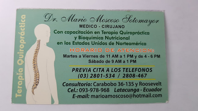 Opiniones de Dr. Mario Moscoso en Latacunga - Médico