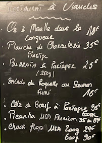 Menu / carte de Le Cèdre - Saint Tropez - restaurant de viande - à Saint-Tropez