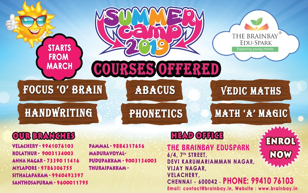 The Brainbay - EXCITING SUMMER CAMP 2020 CHENNAI