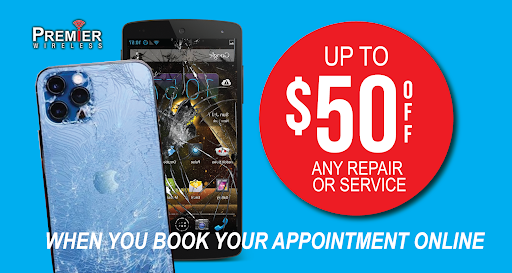 Cell Phone Repair, Screen Repair - Premier Wireless - Hueco Plaza