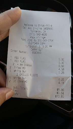 Fast Food Restaurant «Chick-fil-A», reviews and photos, 21821 Hawthorne Blvd, Torrance, CA 90503, USA