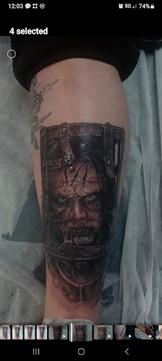 Explore laugh now cry later tattoo ideas, creative tattoo ideas in Rensselaer, available at Black Bird Tattoo