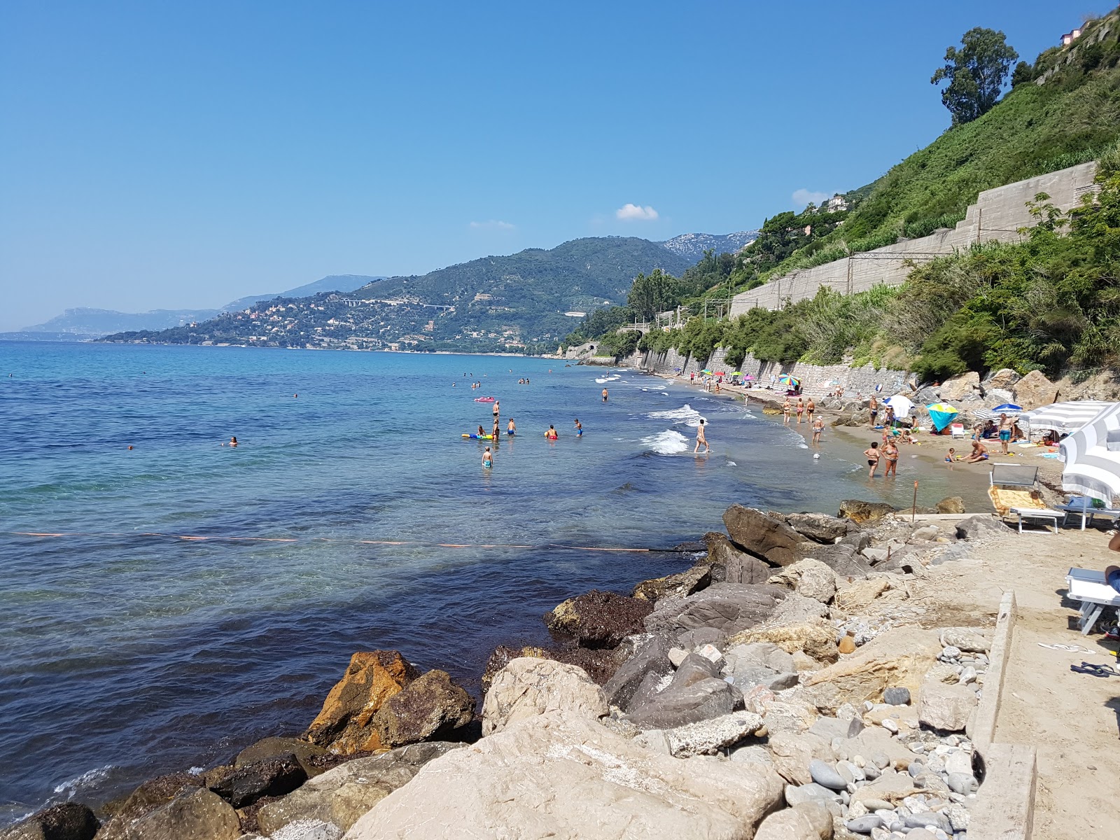 Zdjęcie Le Calandre Beach z przestronna linia brzegowa