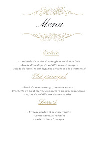 Restaurant Restaurant L'épigramme à Bourgueil - menu / carte