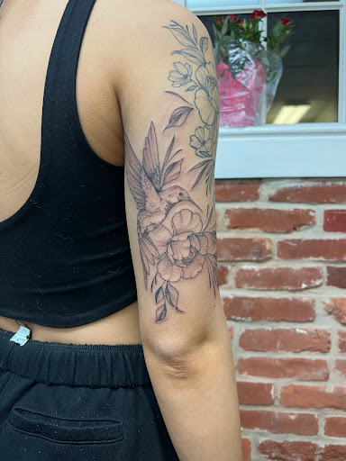 Explore elbow tattoo ideas traditional, creative tattoo ideas in Leola, available at Sweet Omens