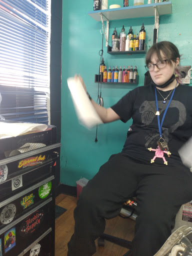 Explore chest arm tattoo ideas, creative tattoo ideas in Dayton, available at Uppity Tattoos