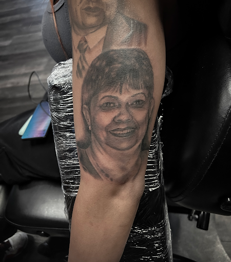 Explore christian half sleeve tattoo ideas, creative tattoo ideas in Silver City, available at Independent Ink Tattoo