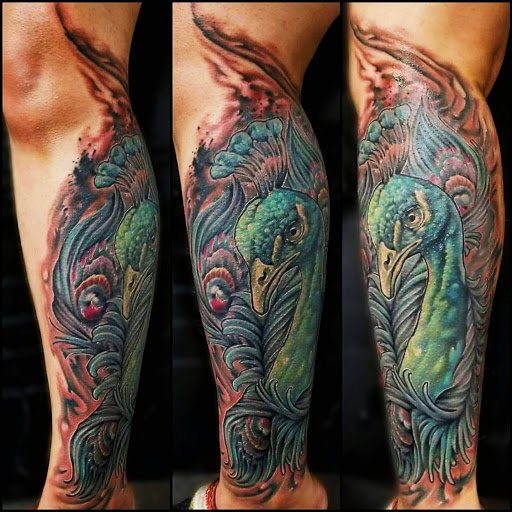 Explore wolf tattoo ideas for guys, creative tattoo ideas in Fond Du Lac, available at ...this is permanent LLC