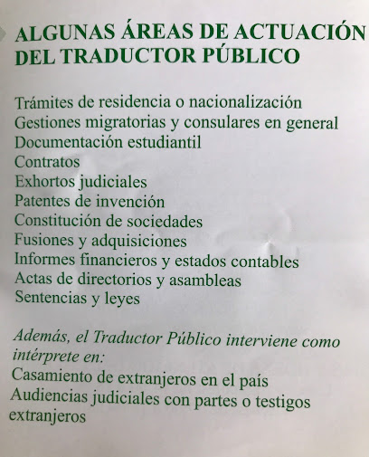Traducciones oficiales inglés-español