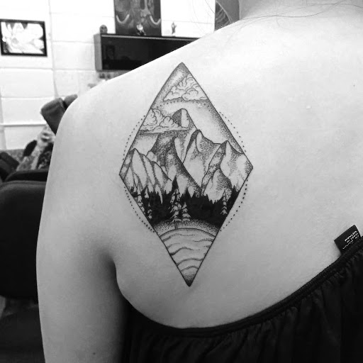 Explore jesus sleeve tattoo ideas, creative tattoo ideas in Tucson, available at The Painted Lady Tattoo