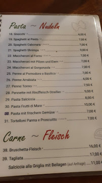 Restaurant italien Pizzeria 7 Bello à Frankfurt (le menu)