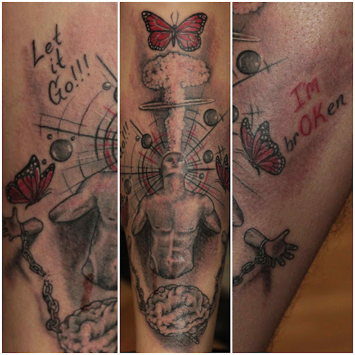 Explore hand wrist tattoo ideas, creative tattoo ideas in Homosassa, available at Citrus Tattoos