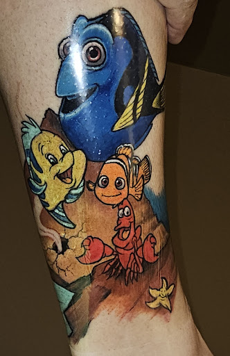 Explore tattoo ideas for bicep, creative tattoo ideas in College Station, available at The Ineffable Tattoo Experience