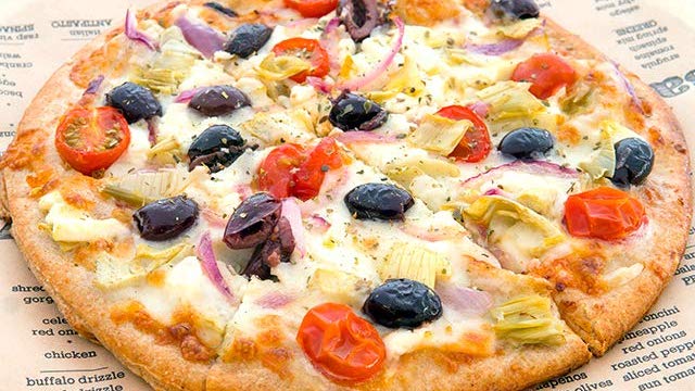#2 best pizza place in San Diego - MAKE pizza+salad
