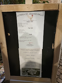 Osteria Del Vecchio Gallo à Alba carte
