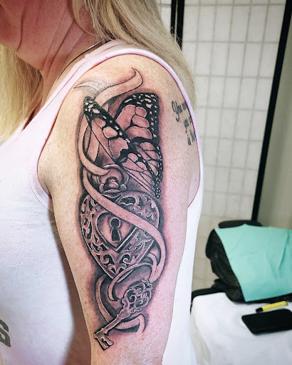 Explore foreign language tattoo ideas, creative tattoo ideas in Scranton, available at Southside Tattoo