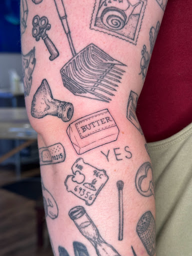 Explore lighter tattoo ideas, creative tattoo ideas in Sound Beach, available at Fine Line Willy Tattoo