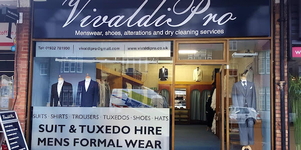 VivaldiPro Menswear Hire, Bespoke Suits, Tailoring/Alterations and Dry Cleaning Services.